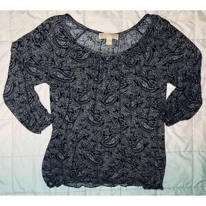 Michael Kors 3/4 sleeve Blouse Size Small